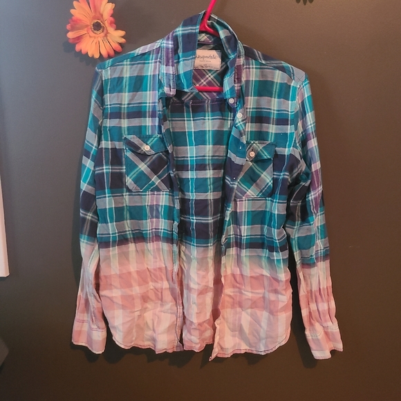 3/20$- Aéropostale ombre blouse - Picture 4 of 4